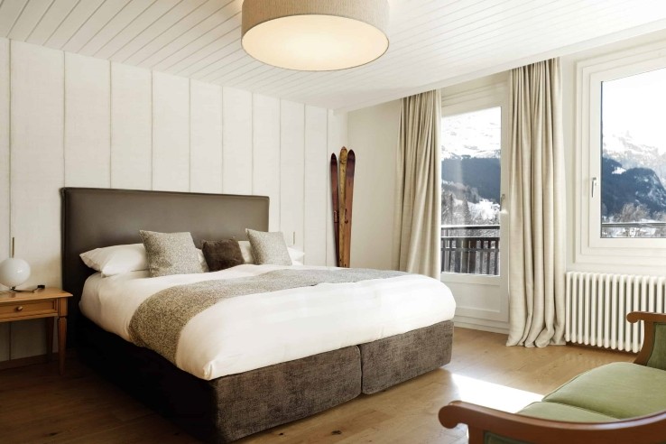 Beausite Park Hotel, example of a junior suite mountain view with balcony