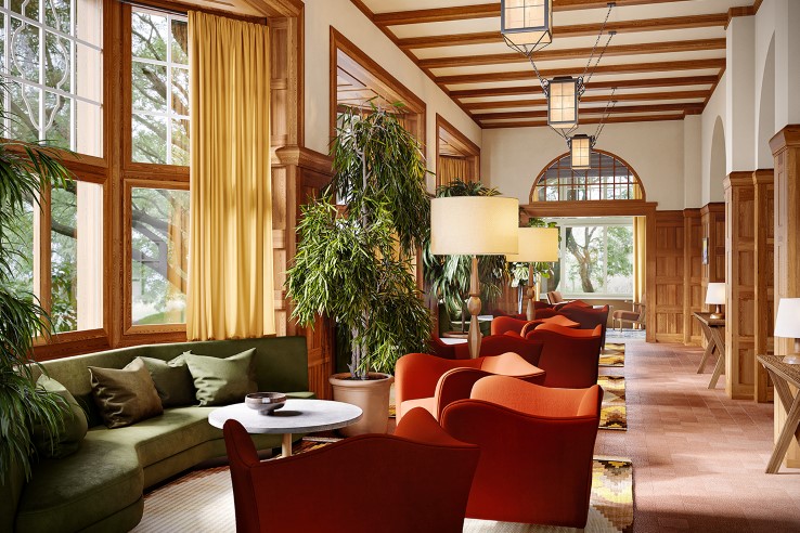 Grand Hotel Belvedere, lounge