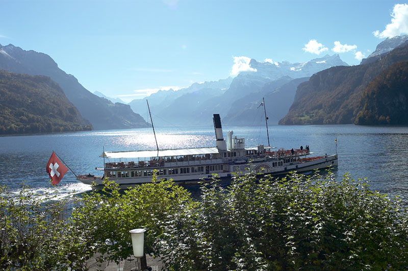 Seehotel Waldstätterhof, view from the hotel