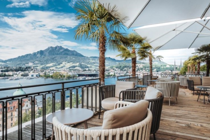 Art Deco Hotel Montana, beach club