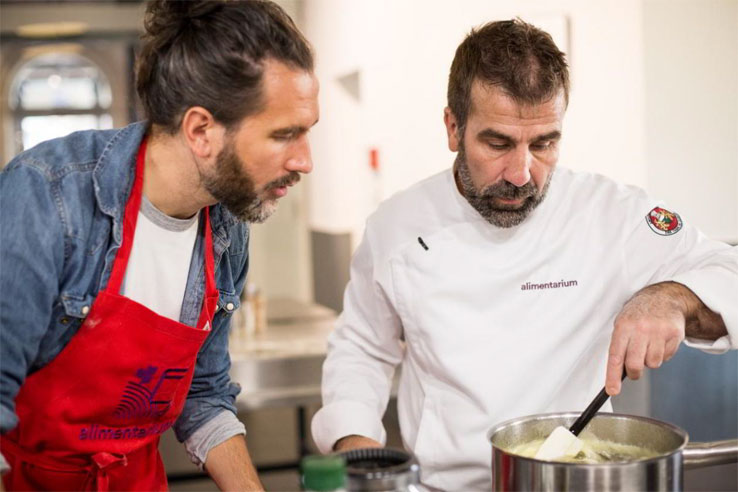 Cookery course at the Alimentarium